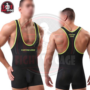 Trajes de Lucha Libre con Logotipo Personalizado, Precio de Fábrica, Ropa de Artes Marciales de Spandex y Poliéster Estampada con Cuello Redondo, Unisex - Product Image 6
