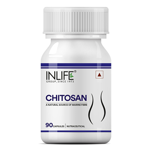 Cápsulas de Extracto de Quitosano INLIFE 350 mg 90 Cápsulas Fórmula de Calidad Premium Uso Diario Ingrediente Dietético Cápsula Vegetariana - Product Image 1