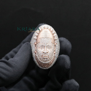 Anillo de Plata 925 con Diamante Cultivado en Laboratorio, Diseño Étnico, Unisex, para Uso Diario - Product Image 2