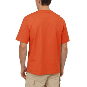 T-shirts noirs personnalisés pour hommes, manches courtes, col rond, 100 % coton peigné, logo frontal, style formel, coupe ample, anti-boulochage, été - Product Image 5