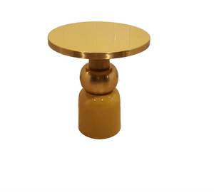 Awesome Design Furniture Gold Finished Metal Side Coffee <b>Table</b> With <b>Clear</b> Glass Top for Living Room Decoration Furniture - Product Image 5