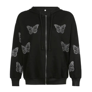 Quick Dry Men Rhinestones <b>Hoodies</b> <b>Plain</b> Dyed Men Rhinestones <b>Hoodies</b> Basics Cotton Blended Low Price Men Rhinestones <b>Hoodies</b> - Product Image 1