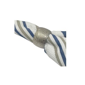 Luxury Modern Silver Textured Aluminum Durable Customizable Stocked Napkin Ring Set Eco-Friendly Decorative <b>Table</b> Accessory - Product Image 1