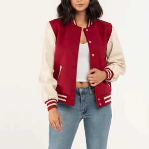 Latest Design Streetwear Comfortable Fit Women Varsity <b>Jacket</b> New Arrival Breathable Women's Varsity <b>Jacket</b> - Product Image 1