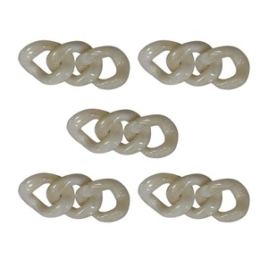 Molde de Resina para Manualidades con Patrón Circular de Eslabones de Cadena en Forma de Corazón de Alta Transparencia, Decoración Artística para el Hogar, Técnica de Fundición Rústica - Product Image 3