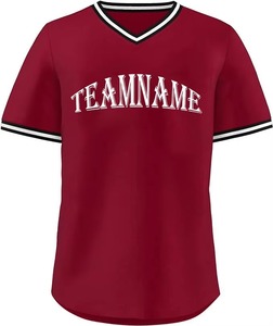 Maillots de baseball à col en V les plus vendus, Nouvelle Arrivée 2026, Maillot de baseball personnalisé de haute qualité, Vêtements de sport pour adultes, Maillot de baseball pour hommes - Product Image 1