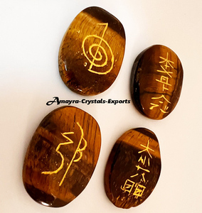 Gemstone Blood Stone Engraved Reiki <b>Set</b> Handmade Stone Healing Wholesale Buy Online Amayra <b>Crystals</b> Exports India Waterproof - Product Image 4