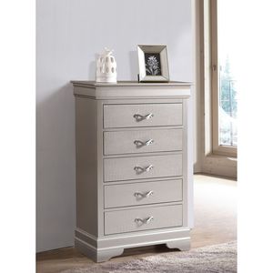 Cómodas Elegantes Lorana G6500 CH Color Plata Champán - Product Image 1