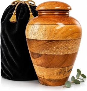Urne funéraire verte best-seller avec un magnifique motif Arbre de Vie doré pour adultes – Urne décorative pour cendres et articles funéraires - Product Image 4