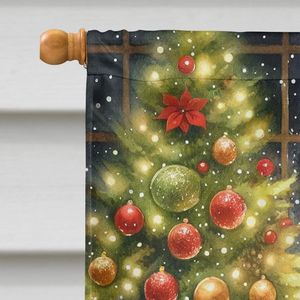 Gran Multicolor Terranova Santa Claus Casa Bandera Porche Manga Poste Decorativo Patio Banner Obra DE ARTE Colgante de pared Poliéster-Nuevo - Product Image 3