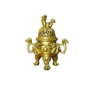 Quemador de Incienso Lotus de 2.7 Pulgadas, Quemador de Incienso de Carbón Vintage para Incienso en Barra y Cono, para Decoración del Hogar y Oficina - Product Image 3