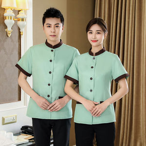 Veste de chef pour femme de haute qualité, boutonnée, en coton, uniforme de cuisine pour restaurant, hôtel, personnel exécutif - Product Image 2