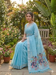 Salwar Kameez noir en soie pour femmes avec dupatta brodée, longueur au sol, tenue de mariage traditionnelle, style indien - Product Image 2