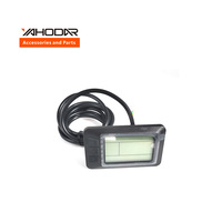 Afficheur LCD intelligent Yahodar Ebike KT-LCD7U en acier avec USB, étanche, prise SM, connecteur LCD, contrôleur KT, 24V 36V 48V