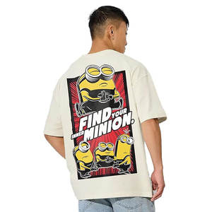 Alta calidad 100% algodón Heavyweight Boxy camisetas OEM ODM Casual Oversize Logo camisetas para hombres Color sólido camisetas en blanco - Product Image 4