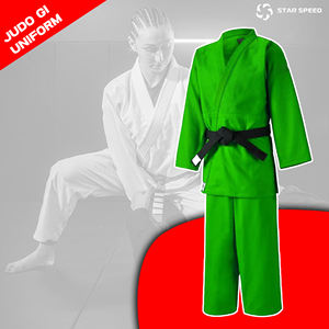 ชุดยูโดผ้าฝ้าย 100% สำหรับขาย น้ำหนักเบา ระบายอากาศได้ดี ชุดศิลปะการต่อสู้สำหรับผู้ชาย ชุดยูโดกิ - Product Image 2