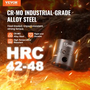 Set di Chiavi a Bussola a Impatto Ultra-Corte da 3/8'' 15 Pezzi, Metriche 10-24mm, in Acciaio Legato Cr-Mo a 6 Punte per Facile Riparazione Auto - Product Image 2