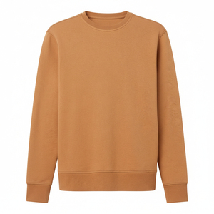 เสื้อสเวตเชิ้ตคอกลมทรงปกติสำหรับผู้ชาย สีพื้น พิมพ์โลโก้ด้านหน้าตามสั่ง สวมใส่สบาย ผ้าถักผสมคอตตอน 100% น้ำหนัก 180 กรัม เหมาะสำหรับฤดูใบไม้ร่วง - Product Image 6
