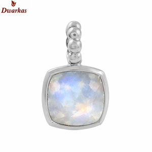 Elegante collar con colgante de piedra preciosa natural citrino, hecho a mano en plata de ley 925, fabricante mayorista, disponible en stock. - Product Image 5