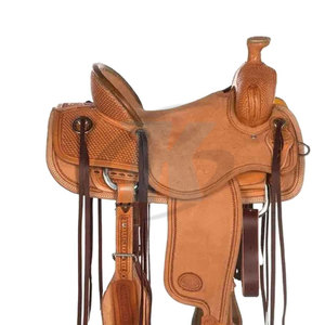 Silla de Montar Profesional para Equitación con Asiento Acolchado Suave y Acabado en Cuero Resistente para Actividades Diarias de Montar - Product Image 6
