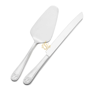 Juego de Cuchillo y Servidor de Pastel de Acero Inoxidable, Diseño Moderno y Elegante, de Lujo, el Más Vendido, para Bodas y Cumpleaños - Product Image 6