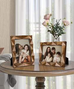 <b>Picture</b> <b>Frame</b>, Wooden Farmhouse Photo <b>Frame</b> Handmade Carved Design with <b>Rustic</b> colored Finish Gifts for Mom Dad Grandma Women - Product Image 2