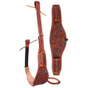 Selle occidentale de cheval usinée marron de haute qualité Billettes Durable circonférence flanc arrière avec Logo personnalisé Prix - Product Image 1