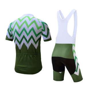 Best Quality Cycling Uniform Sets Plus Size Short Sleeves Stand Collar 100% Polyester Quick Dry Breathable Cycling Uniform - Product Image 2