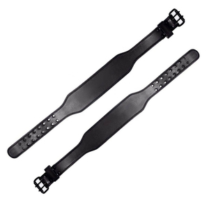Cinturón de Cuero para Levantamiento de Pesas con Forro de Gamuza, para Hombres y Mujeres, Soporte para Entrenamiento en Gimnasio - Product Image 4