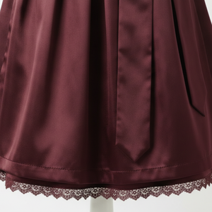 Vestido Dirndl Informal Transpirable de Alta Calidad para Mujer, Nuevo, Estilo Oktoberfest, Bordado Alemán, Liso, Teñido, Hasta la Rodilla, Sin Mangas - Product Image 6