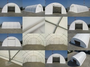 Refugio de 30'x40'x15' con Tubo de Acero Galvanizado, PVC de 610g/m2, Impermeable, Resistente a los Rayos UV, Nuevo - Product Image 2