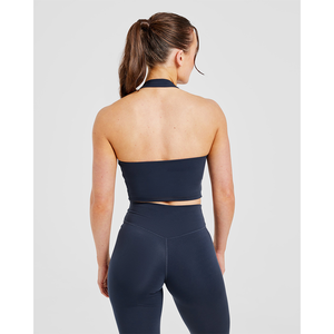 Top Deportivo Corto sin Costuras para Mujer, Estilo Racerback, para Yoga, Fitness, Gimnasio, Transpirable, Personalizable, Venta al Por Mayor - Product Image 3