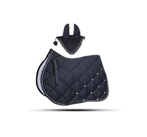 Ensemble de tapis de selle tout usage confortable équipement équestre tapis de selle avec bonnet d'oreille de cheval - Product Image 4