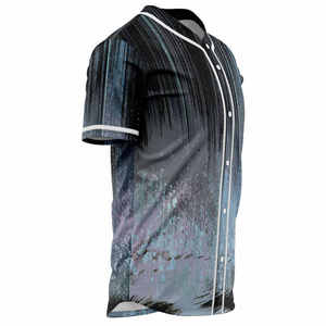 Solid Color <b>Half</b> <b>Sleeve</b> Team Wear Sublimation Baseball Jersey Custom Made New Arrival 100% Polyester Made Softball <b>Shirt</b> - Product Image 2