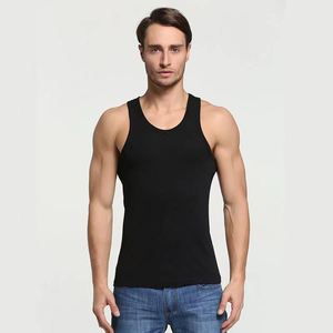 Camisetas de Tirantes Finas de Algodón para Verano, Transpirables, de Color Sólido, Informales, Chaleco, Camiseta de Tirantes para Hombre - Product Image 3