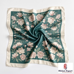 Pañuelo Cuadrado Premium de Tela Ligera, Accesorios de Moda con Impresión Personalizada, Fabricante Mayorista OEM ODM, Suministro al por Mayor - Product Image 6