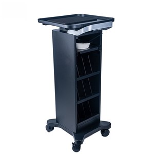 Carrito de Peluquería de Acero Inoxidable Moderno y de Lujo, Organizador de Herramientas de Belleza de 5 Niveles con Ruedas y Bandejas Extraíbles - Product Image 3