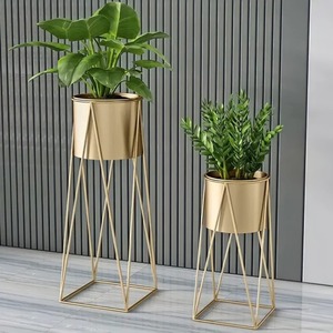 Macetas Metálicas de Alta Calidad, Macetas Decorativas para el Hogar, Macetas Modernas de Hierro Estilo Indio - Product Image 3