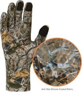 Camo Hunting <b>Gloves</b> Lightweight Touchscreen <b>Gloves</b> for <b>Warm</b> Weather Fishing Hiking Outdoor Activities - Product Image 5