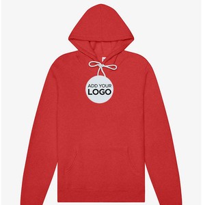 Sudaderas con capucha gruesas de la marca Independent Trading Co, sudaderas rojas de la marca Independent Trading Co - Product Image 2
