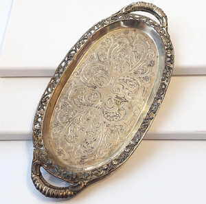 Exclusive Quality Aluminum Snacks <b>Serving</b> <b>Tray</b> Customized Size Oval Shape Sweets <b>Serving</b> <b>Tray</b> For Wholesale Supplies - Product Image 5
