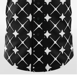 Camiseta de Béisbol Sublimada Personalizada con Nombre y Número, Uniforme Deportivo Transpirable con Botones Completos para Equipos Locales - Product Image 4