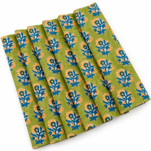Tissu en voile de coton tissé léger à imprimé floral fait main Pinksa Fashion Girls, fil peigné, largeur 43/44 pouces, 60S60S, 90 GSM - Product Image 5
