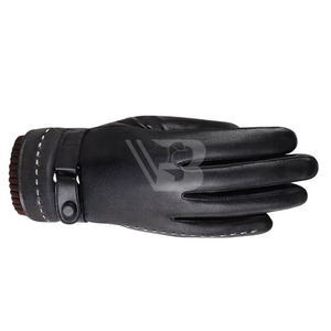 ถุงมือหนังพิมพ์ลายแบบกำหนดเองได้ถุงมือหนังคุณภาพดีทำสีพื้น - Product Image 5