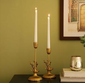 Candelabro con Cabeza de Ciervo de Metal Dorado, Forma Cilíndrica, Resistente al Calor, Decoración para el Hogar - Product Image 5