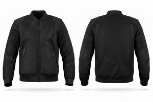 Pro Felt Custom Clothing Motorcycle Riding Jacket Breathable Protective Armor Mesh Leather Hybrid Street Safety Biker Zip Jacket - Product Image 2