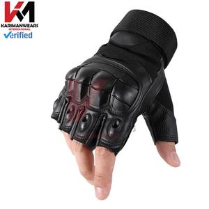 Guantes de paintball duraderos, acolchado resistente a los golpes, correa de muñeca ajustable, guantes protectores tácticos de dedo completo para exteriores - Product Image 2