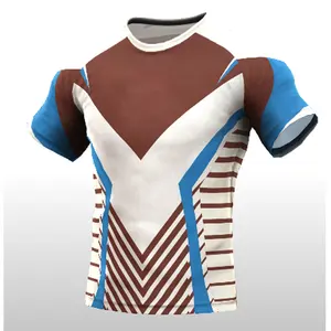 Latest design custom your own rugby jersey for men