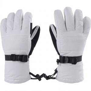 Gants de ski Vaude à doigts complets, isolés thermiquement, imperméables, pour l'hiver, unisexes, gris noir - Product Image 2