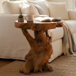 Meubles de salon de luxe pour la maison, table basse artisanale en teck rustique de qualité supérieure, durable, de style antique, marque ARTERRA - Product Image 4